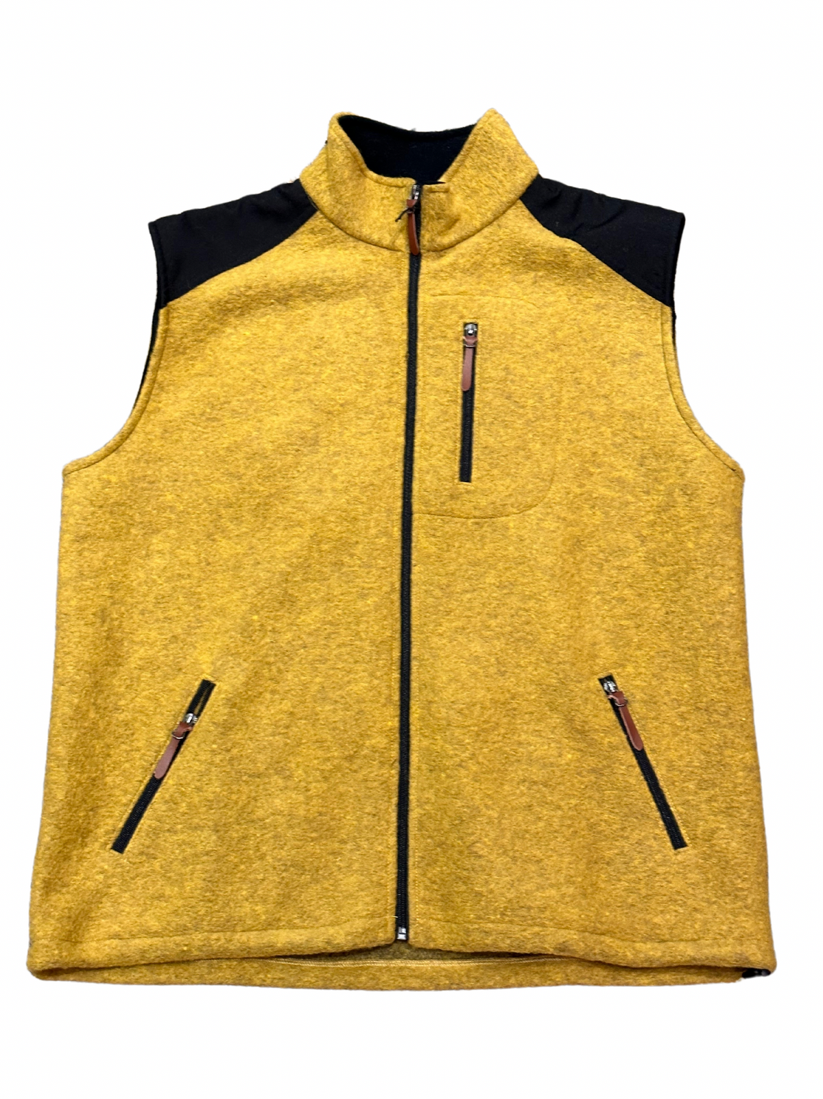 Washable Wool Yellow Vest