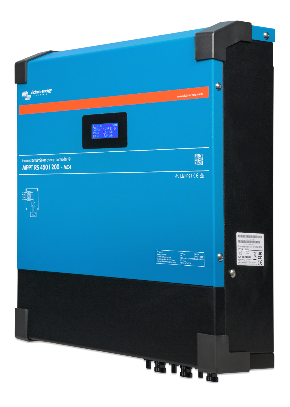 Victron SCC145120512 SmartSolar MPPT RS 450/200-MC4