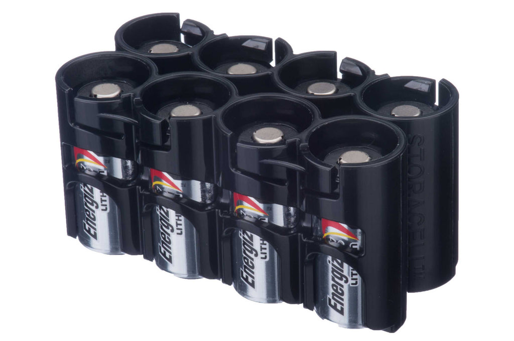CR123 - 8 Pack (Black)