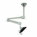 DC982CA Extra Long Ceiling Monitor Arm Adjustable 74 inch extension