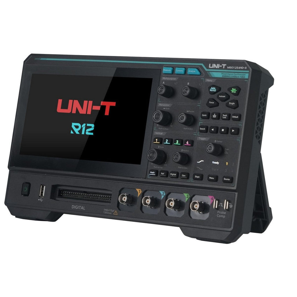 MSO1254HD 250 MHz 4Ch 12-Bit Mixed Signal Oscilloscope