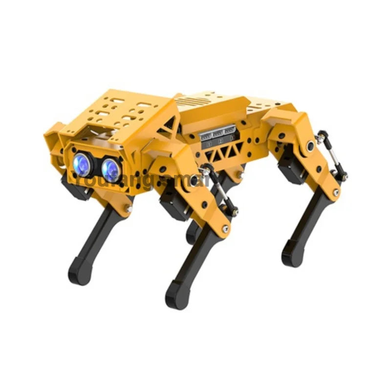 AI Robot Dog, ESP32 Quadruped Visual Bionic Metal Robot for Arduino, Python Graphical Programmable DIY Kit