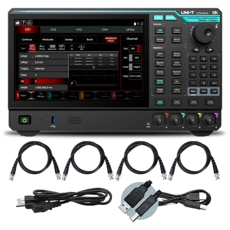 UTG4254X 250 MHz 4Ch Performance-Series Arbitrary Waveform Generator