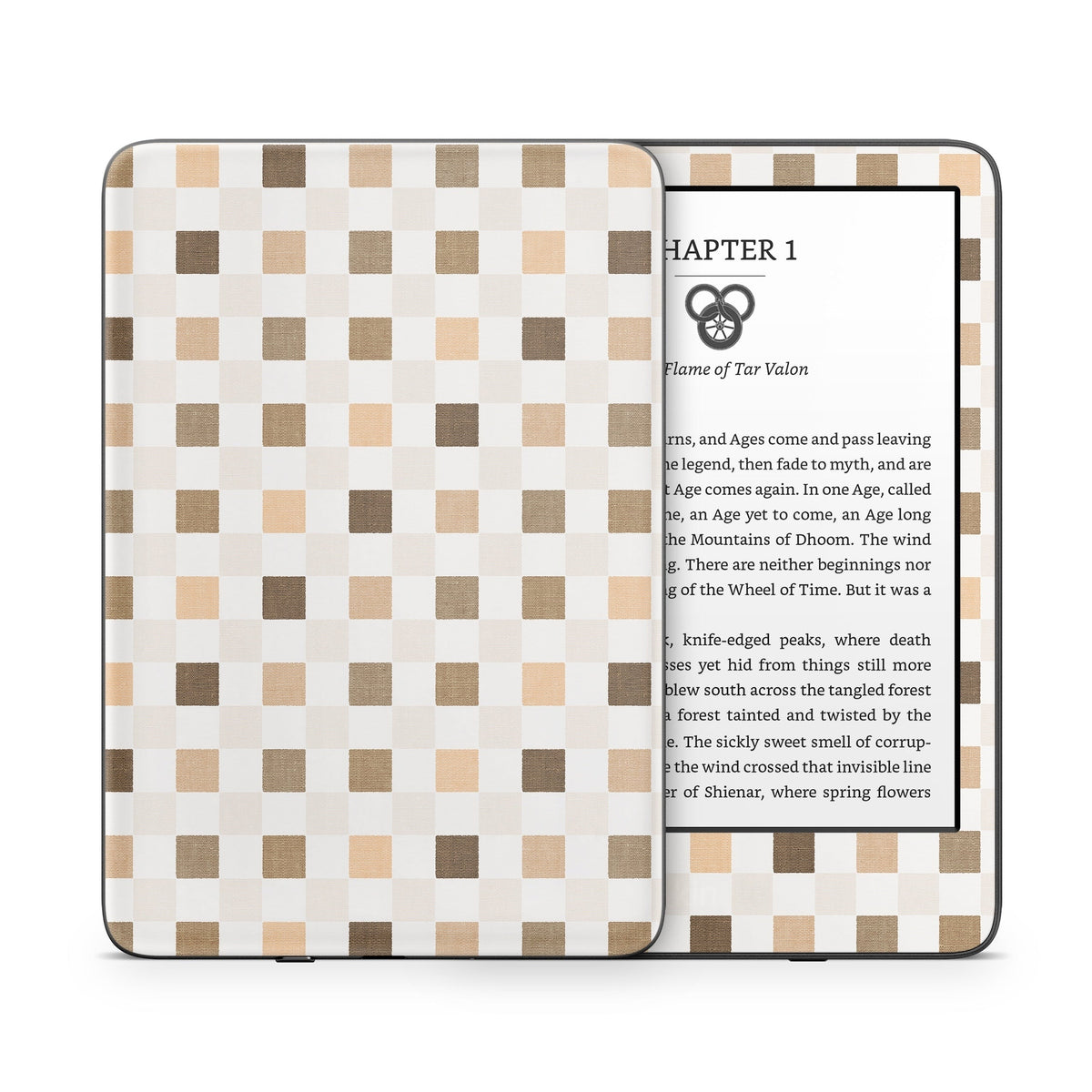 Neutral Checker - Amazon Kindle Skin