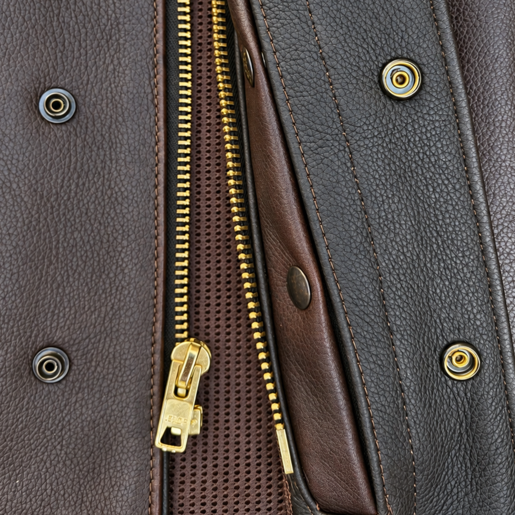 Legendary Lowlife Z Dark Chocolate Leather Vest