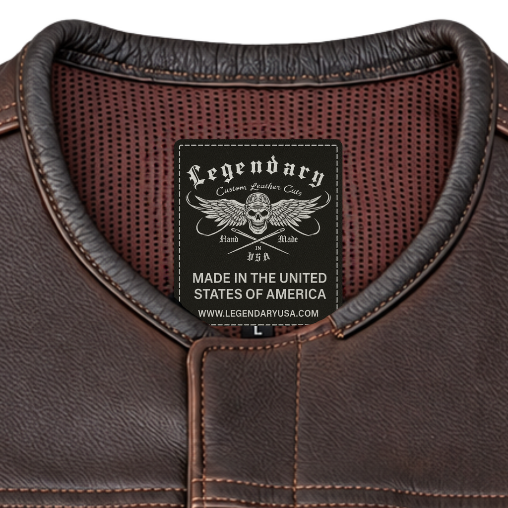 Legendary LowLife NOP Dark Chocolate Leather Vest