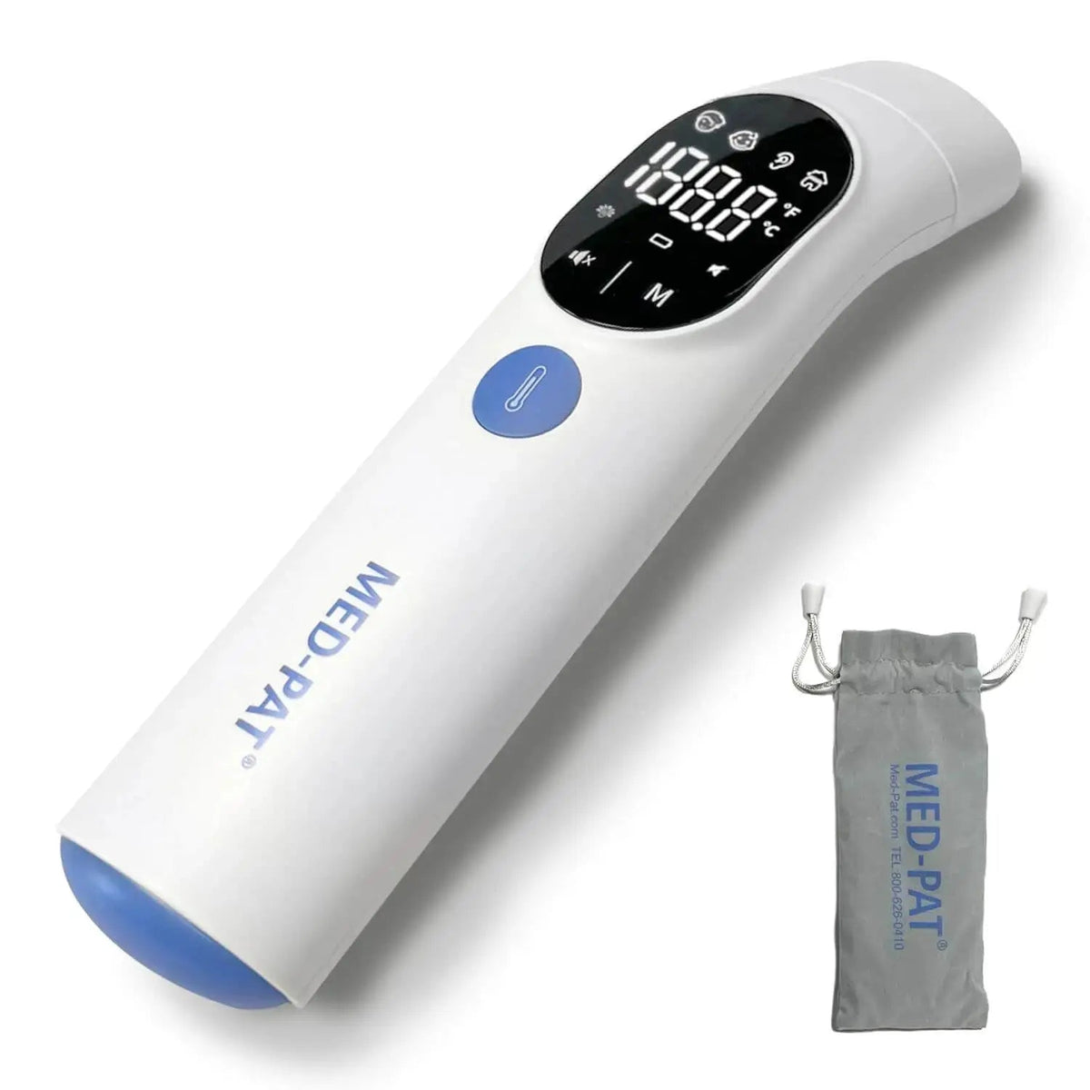Med-Pat TH-1 4-in-1 Infrared Ear & Forehead Thermometer